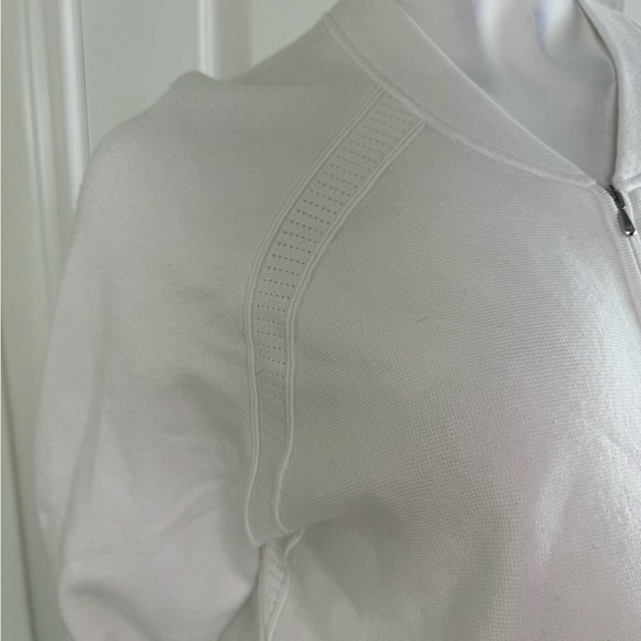 Athleta Advantage Sweater Bright White.  C10 - Picture 10 of 13